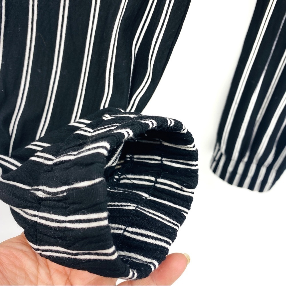 Ethereal Striped Jersey Strap Casual Jumpsuit Small Jumper - Picture 8 of 13